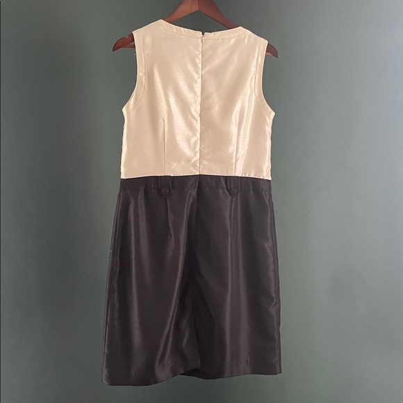 Banana Republic Black and Cream Dress - Picture 5 of 7